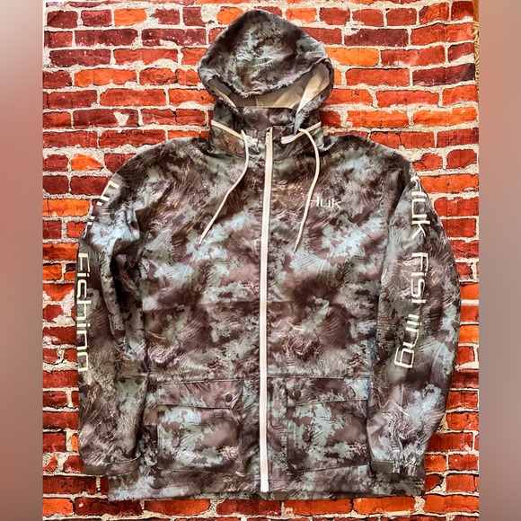 Huk Jackets & Coats Huk Performance Fishing Jacket Xl Poshmark